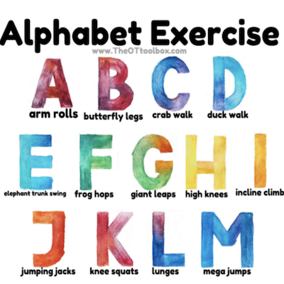 Alphabet Excersizes