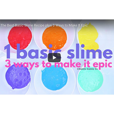 Fluffy Slime Experiment with Video