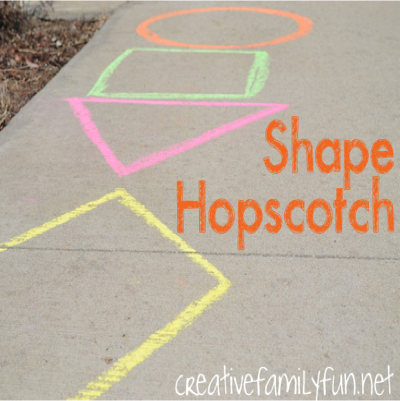 Shape Hopscotch Game